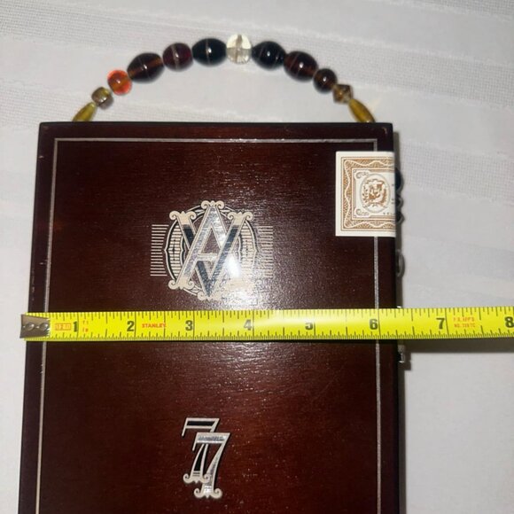 AVO UVEZIAN 7x7 limited edition‎ Wooden Cigar Box purse EUC - Picture 8 of 10